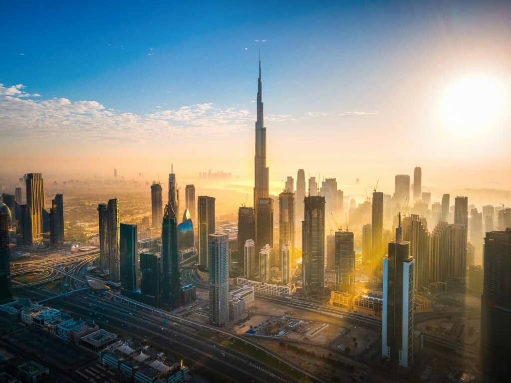 Dubai skyline UAE